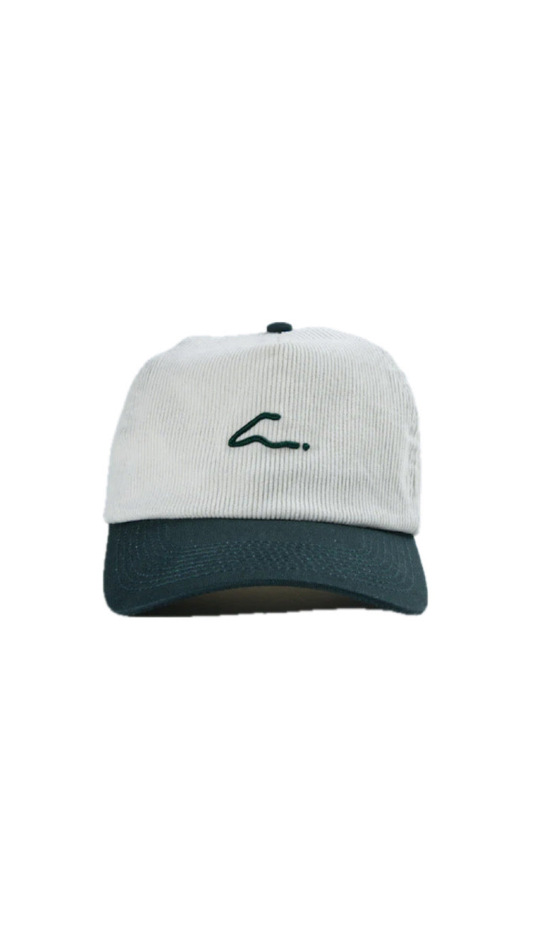 Classic C Baseball 5 Panel Curved Corduroy Cap