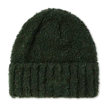 Green Fluffy Beannie Fleece Hat