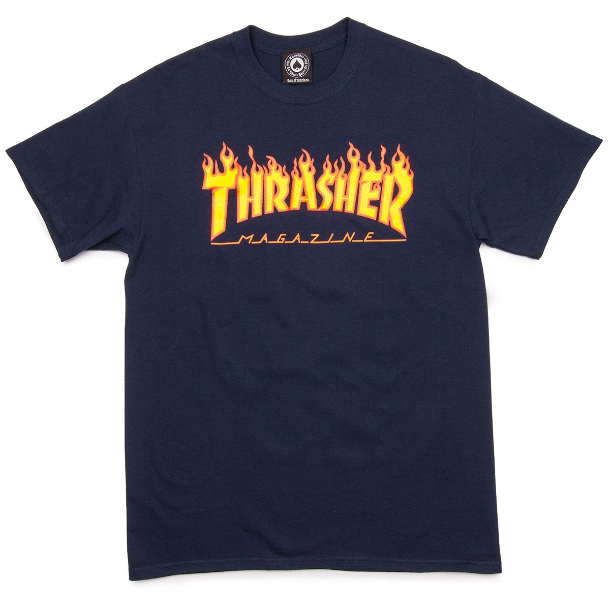 Playera Thrasher Flame Navy