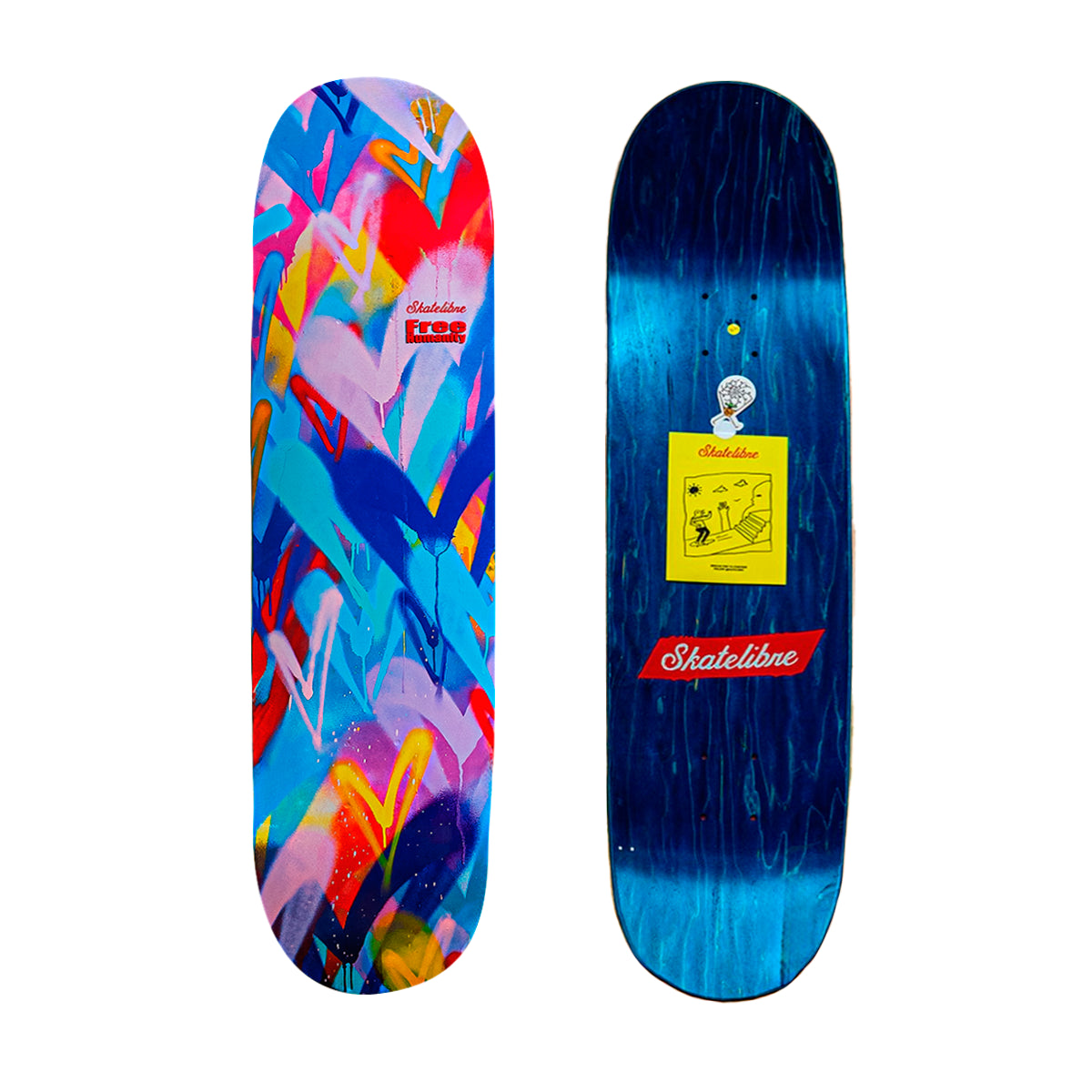 Tabla Skate Libre X Free Humanity “Hearts” – dealerskateshop