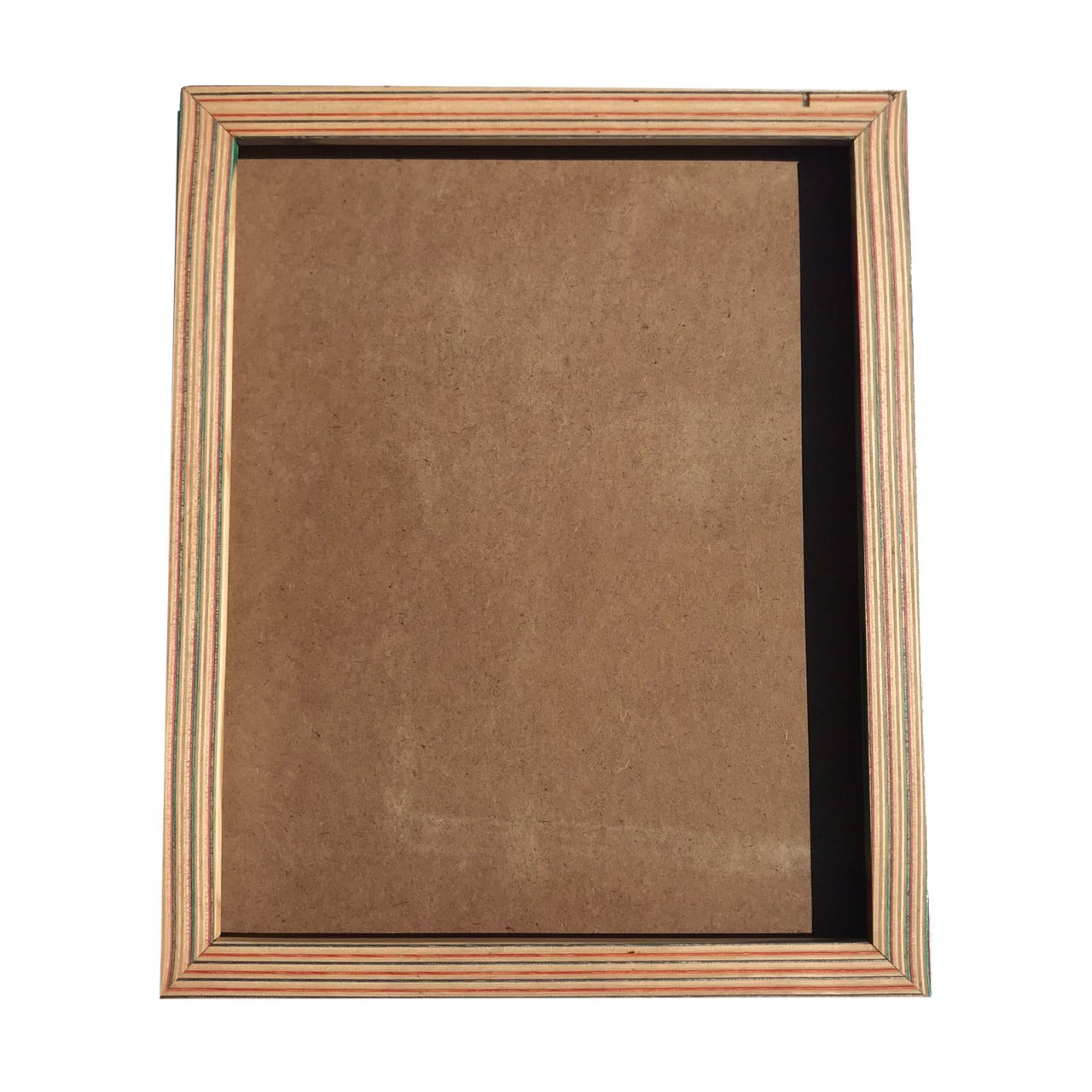 Recycled skateboard photo frame