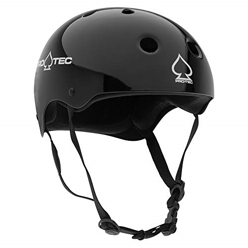 Casco Pro-tec certificado Negro Brillante