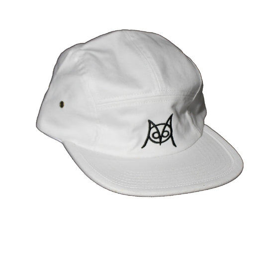 Gorra Five Panels Owl Blanca