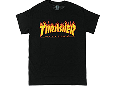 Playera Thrasher Niño Flame Logo