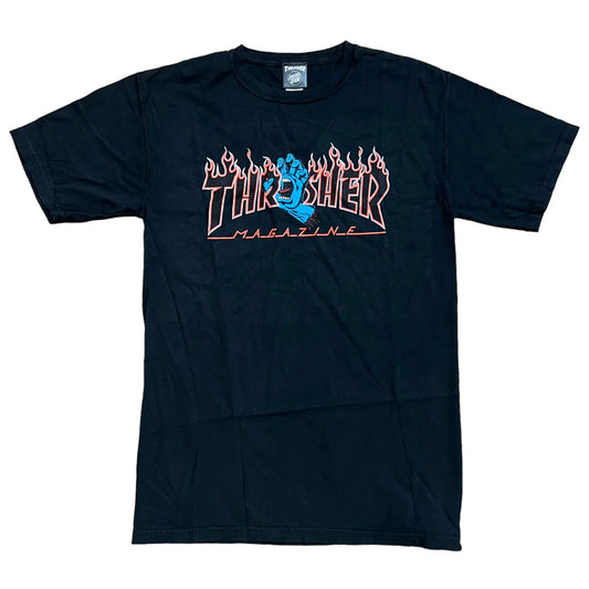 Playera Thrasher X Santa Cruz Screaming Flame Logo