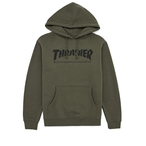 Sudadera Thrasher Mag Logo Green army