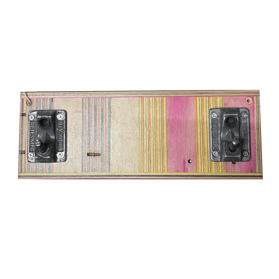 Kitchen Paper Towel Holder Made from Recycled Skateboards