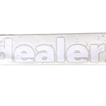 Sticker Dealer Blanco 30cm